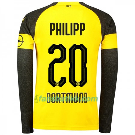 Fotballdrakt Borussia Dortmund Philipp 20 Hjemmetrøye 2018-2019 Langermet